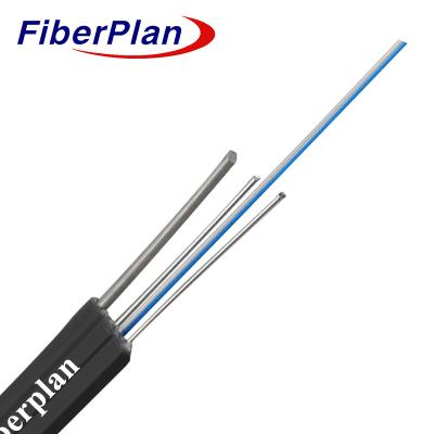 China Super custo-eficiente Fibra G652.D Single Core FTTH Drop Cable com Messenger à venda