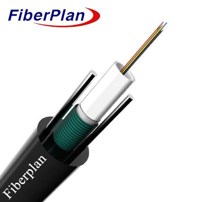 China Outdoor 2 4 6 8 12 Core Single Mode Fiber Optic Cable Armored Singlemode GYXTW G652D for sale