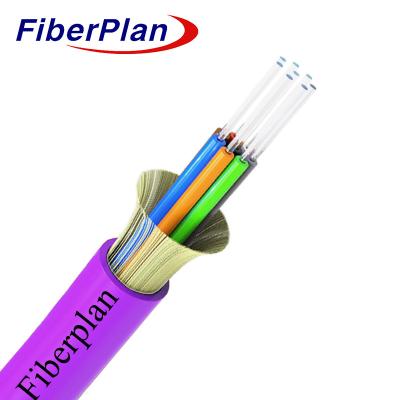 China Cables blandos para interiores Cables de fibra óptica de fibra de amortiguador ajustado G652d G657a Om3 Om4 en venta