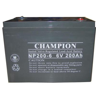 China AGM Battery 6V200AH Sealed Lead Acid Battery UPS Battery manufacture for sale