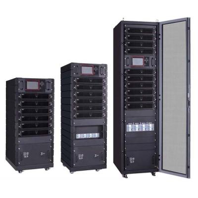 China 100KVA High Frequency Online Modular UPS 100KVA Hot swappable inverter modular Green Energy Power Supply Manufacture for sale