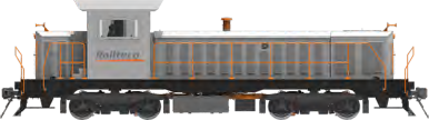 RTJ001 Shunting Locomotive main view showing cab structure and exterior design