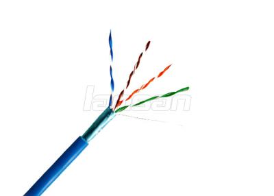 China Indoor Unshielded Cat5e Lan Cable 4 Pairs 24AWG 0.5mm CCA For Multi Media for sale