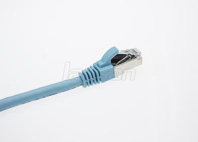 China S / FTP Ethernet Cat6a Network Cable , Conductor Male RJ45 Patch Cord 4 Pairs for sale
