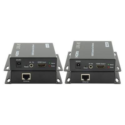China 120M HDMI Extender AV Over IP 1080P With IR Support Point To Many To Many Cascading for sale