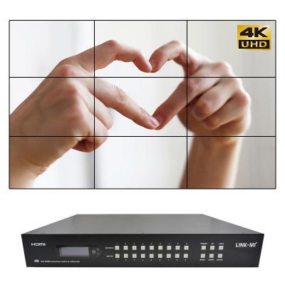 Chine 9x9 70M HDMI Processeur de paroi vidéo HDMI Splitter 3x3 4K HDMI Matrix Extender à vendre