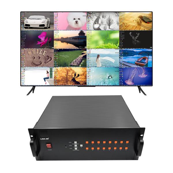 Quality 16 Channels Video HDMI Multi Viewer VGA BNC Signal Input 1080P 16X1 HDMI Switch for sale