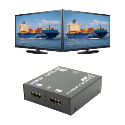 China 1X2 4K HDMI Extender Splitter Suporte 4K2K EDID 3D 2 Port Video Splitter à venda