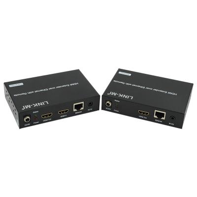 China 120M AV HDMI por IP POE Extender Apoyo POE RS232 Video HDMI Extender en venta
