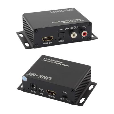Chine Prise en charge de l'extracteur audio HDMI 18 Gbps 4K 1080P EDID 3D Pour les récepteurs satellites Apple TV à vendre