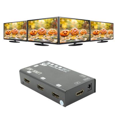 China 1X4 Video Splitter HDMI 4k 60Hz AV Splitter Suporte 3D EDID Para 4 TVs Ultra HD à venda