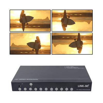 China Control de pared de vídeo HDMI de 12 V Rotador de vídeo 90 180 270 grados HD de vídeo de escala superior con interruptor rotativo en venta