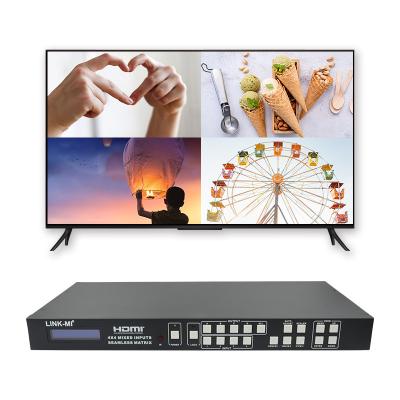 China 4x4 AV VGA HDMI 2x2 Video Wall Controller Matrix Switcher Seamless Switching  RS232 for sale