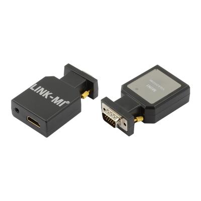 Cina MINI VGA To HDMI Conveter HDMI Output Support Up To 1920x1200 60Hz in vendita