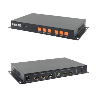 China Support Mobile/HDMI/DP Input 4K Video Wall Controller For 2 Displays for sale
