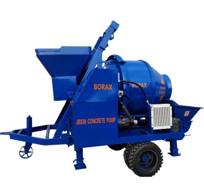 China Concrete Cement Mixer Pump Diesel Electric With Drum For Building And Road for sale