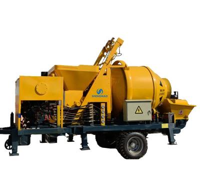 China Light Portable Concrete Mixer Pump Diesel JBS30R For Infrastructure Project for sale