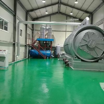 China 380V Convert Waste Tyre Into Oil Recycling Machine Pyrolysis Oil System for sale