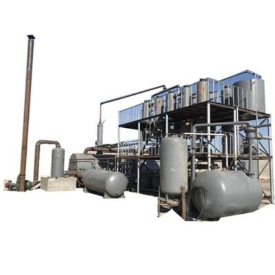 China 100000 kg Used Engine Oil Refine to Gasoline Diesel Base Oil Distillation Equipment for sale