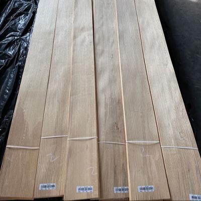 China MDF Flat Cut Wood Veneer, Fine American White Ash Wood Veneer: Panel B, Quarter Cut, 0.45MM Thickness for sale