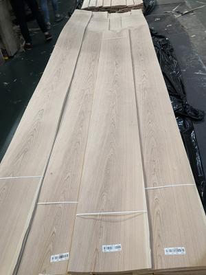 China Flat Cut Cherry Veneer MDF Door Leaf Natural Wood Veneer 0.4mm for sale