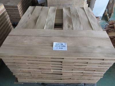 China Natural Thickness 1mm Wood Flooring Veneer C Grade Rift Sawn Medium Density for sale