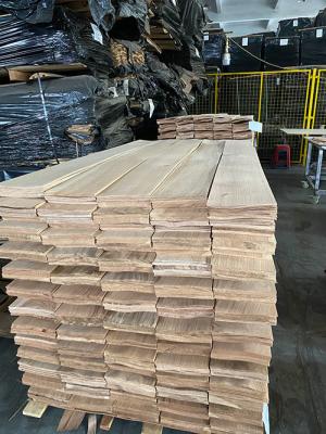 China 10% Moisture Wood Flooring Veneer White Oak 1.2mm Width C Grade for sale