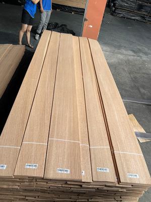 China Quarter Sawn Red Oak Veneer Door Leaf 0.5mm Wood Veneer A Grade for sale