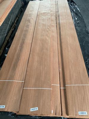 China 250cm Exotic Wood Veneer Sapele Sapeli Veneer Over Solid Wood for sale