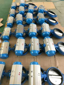 China Pneumatic Rotary Actuator Qperated Butterly Valve for sale