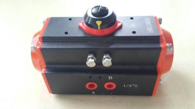 China The dual cylinder rack and pinion pneumatic actuator AT Series for sale