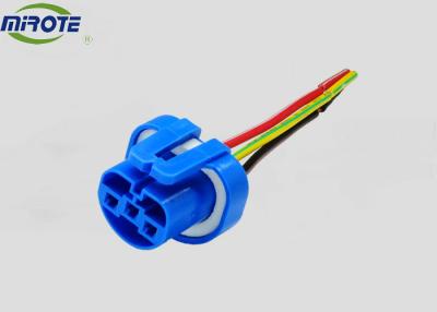 China Blue Cover SPDT Automotive Electrical Wiring Harness 4 Pins For Automotive Relay for sale