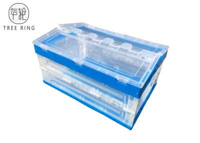 China Strong Folding Plastic Stackable Vegetable Bins 600 - 240 Heavy Duty Industrial for sale