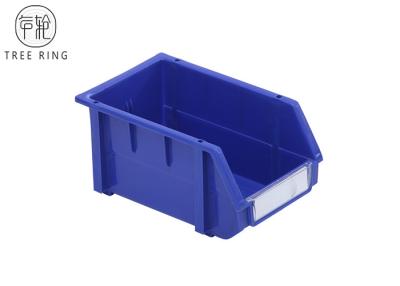China 235 * 148 * 124mm Plastic Bin Boxes , Plastic Warehouse Storage Bins Shelving for sale