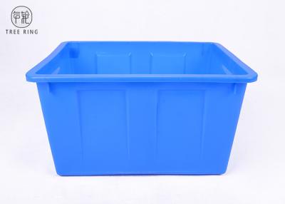 China Big Storage Colorful Plastic Bin Boxes W50 Nestable HDPE 487 * 343 * 258 Mm for sale