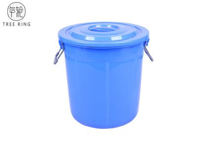 China Stackable Round  Small Garbage Pail With Lid  B50L Heavy Duty Food Grade for sale