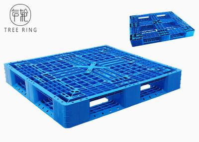 China Double Deck Reversible Hdpe Plastic Pallets Stackable With 6 Reinforcement Bar for sale