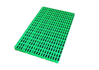 Chine Palette en plastique verte moulue faite sur commande de plancher de Warerhouse pour le congélateur -30 C de basse température à vendre
