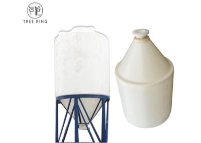 China 1500L 5000L Industrial Plastic Conical Fermentation Tank For Wine In White for sale