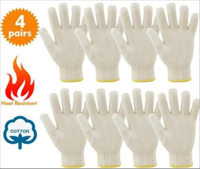 China BBQ Oven Bread Baking Cotton Heat Resistant Gloves For Baking Insulated for sale