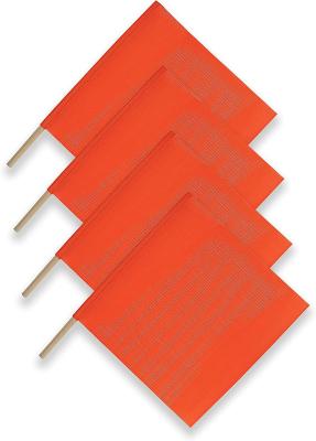 Китай Высокое Visiblity оранжевые флаги обеспечения безопасности на дорогах садовничают флагшток для тележки нагружает буксировать продается