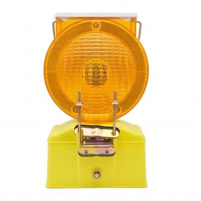 China High Brightness LED Safety Traffic Solar Barricade Light With Base Road Safety Accessories for sale