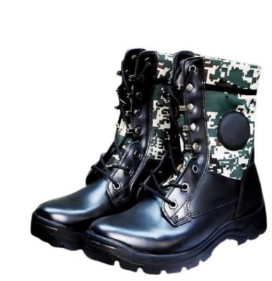 China Anti Slip Military Combat Tactical Boots Anti Smash Rubber PU Out for sale