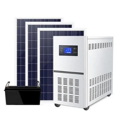 China CE Off Grid Solar System 5000W Solar Panel Kit For Outdoor Camping à venda