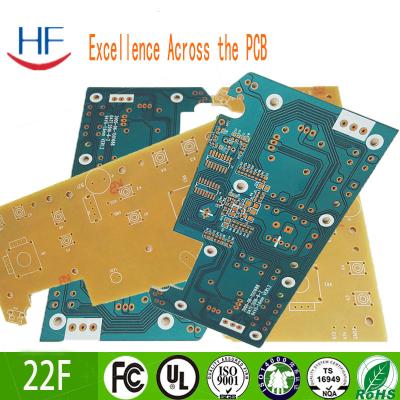 China 1.2mm placa de PCB de una sola cara 1OZ de cobre 1 capa de placa azul en venta