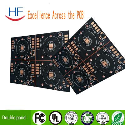 中国 Black Solder Mask Double Sided Printed Circuit Board Fr4 Lead Free Surface Finishing High Quality One-stop PCB supplier 販売のため