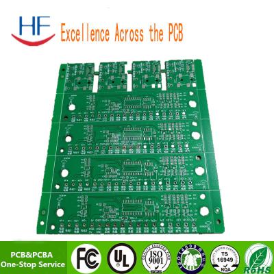 中国 2 面 FR4 PCB板 グリーンソルダーマスク 1-4オンス 銅厚さ 販売のため