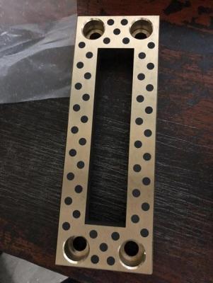 China Brass Embedded Oilless Wear Plate High Hardness For Steam Locomotive Production Lines for sale
