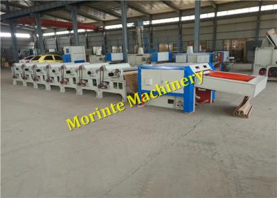 China 8 rollers cotton waste recycling machine yarn waste processing for yarn making for sale