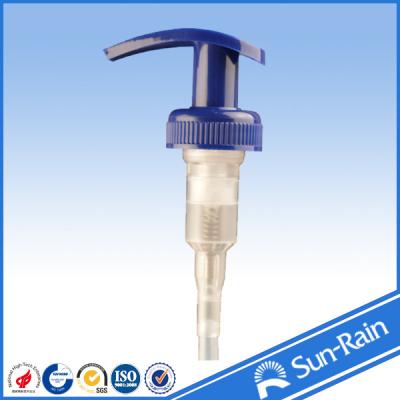 China 28/400 blue plastic soap dispenser  lotion pump for body lotion for sale